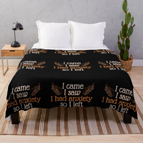 Item preview, I came, I saw, I had anxiety, so I left - Veni, Vidi, Anxiety designed and sold by UnCoverDesign.