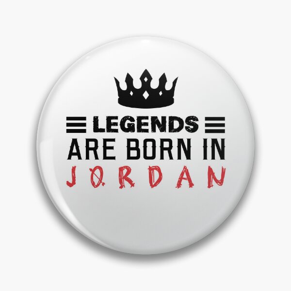Item preview, Legends are born in Jordan designed and sold by BYNDART.