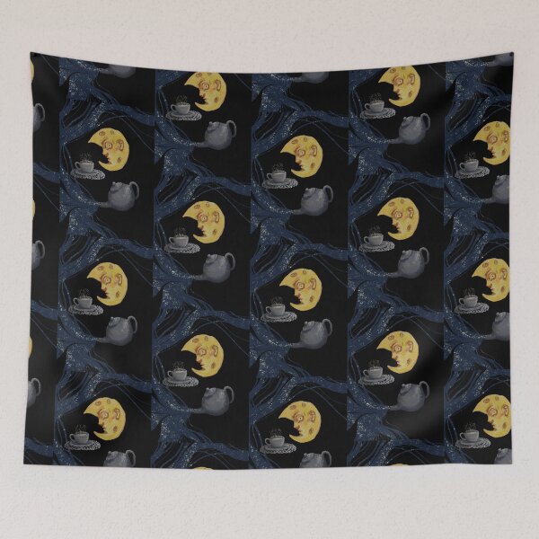 Item preview, Weird dream with moon designed and sold by Graphic-Berry.