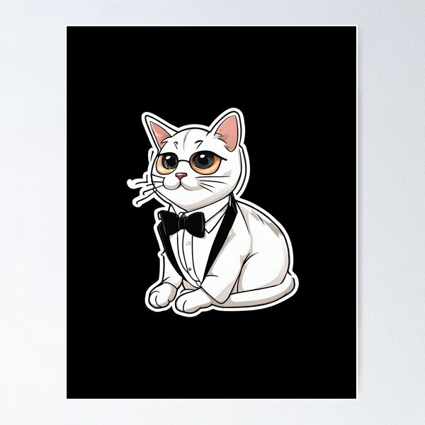 Item preview, Dapper Kitty: The Suited Feline designed and sold by NuyaPrints.