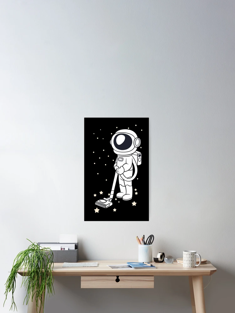 Thumbnail 2 of 3, Poster, Space Cleaner designed and sold by CosmicFreedom9.