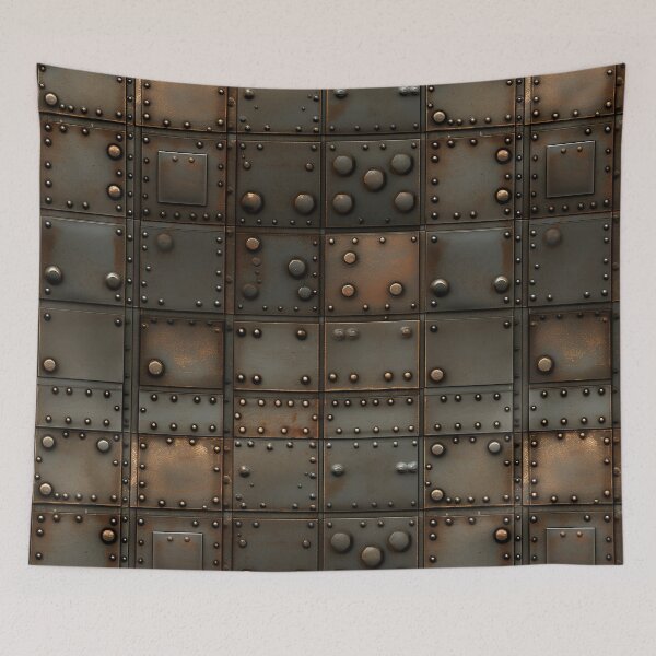 Item preview, Industrial Textured Metal Plate With Rust Details designed and sold by Reichcorp.