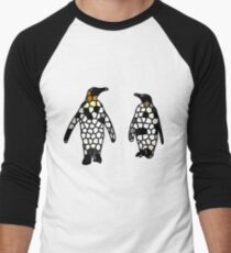 The cellular penguins Men's Baseball ¾ T-Shirt