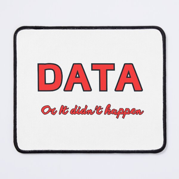 Item preview, Red Data Or it didn't happen Show Me designed and sold by martindesignden.
