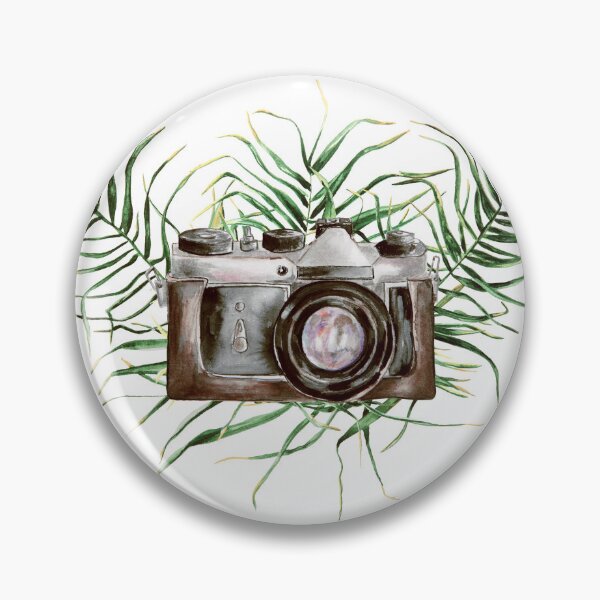 Item preview,  photographic camera, camera in watercolor designed and sold by ginochris72.