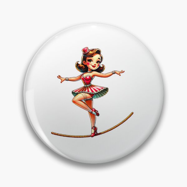 Item preview, Pin-up Girl In A Circus Performer's Costume designed and sold by RadoSta.