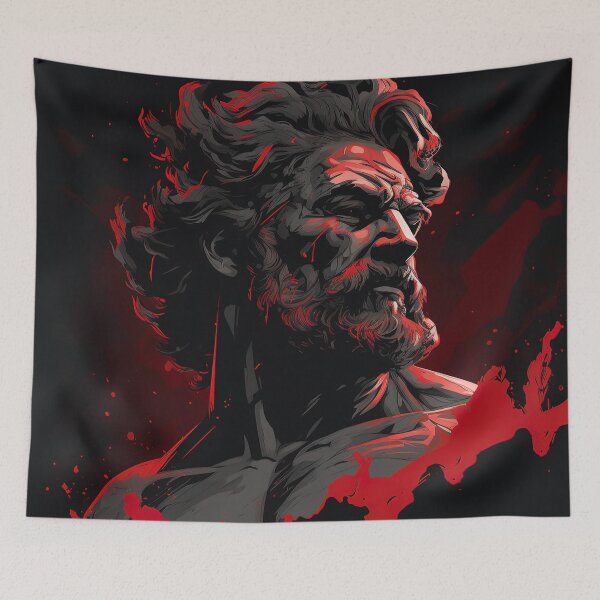 Item preview, Cronus | Red minimalism designed and sold by ComicsFactory.