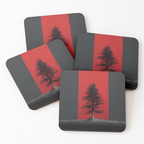 Item preview, Cypress | Red minimalism designed and sold by ComicsFactory.