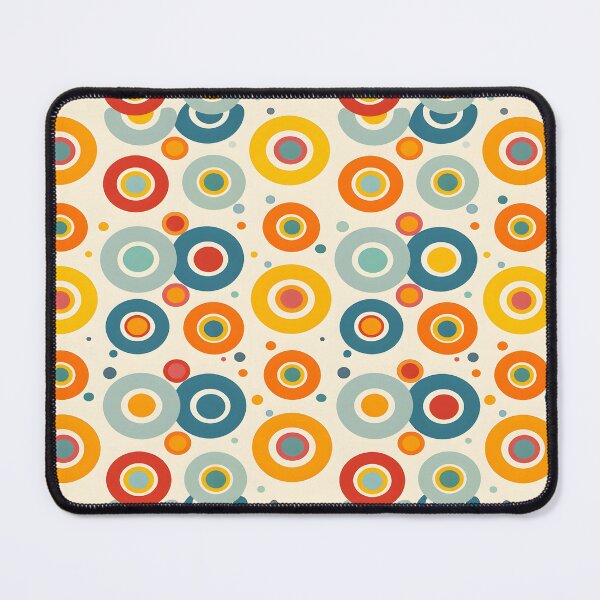 Item preview, Colorful Retro Circle Pattern designed and sold by ArtbyAiGallery.