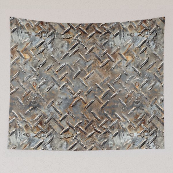 Item preview, Industrial Textured Metal Plate With Rust Details designed and sold by Reichcorp.