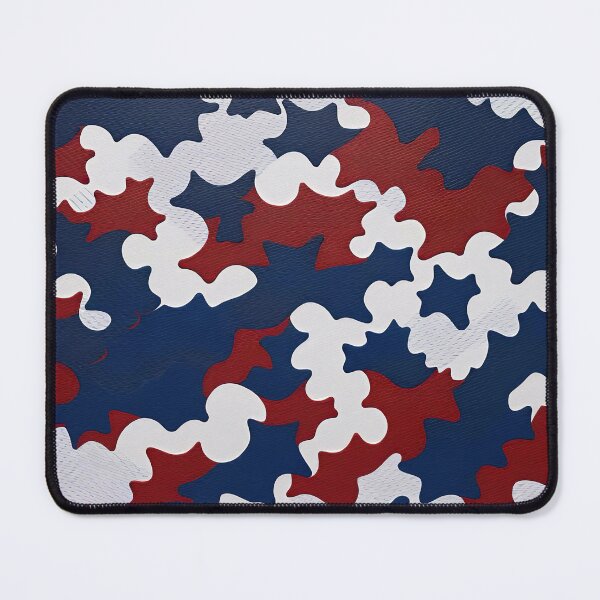 Item preview, Red White And Blue Camouflage Pattern designed and sold by TheArtOfPat.