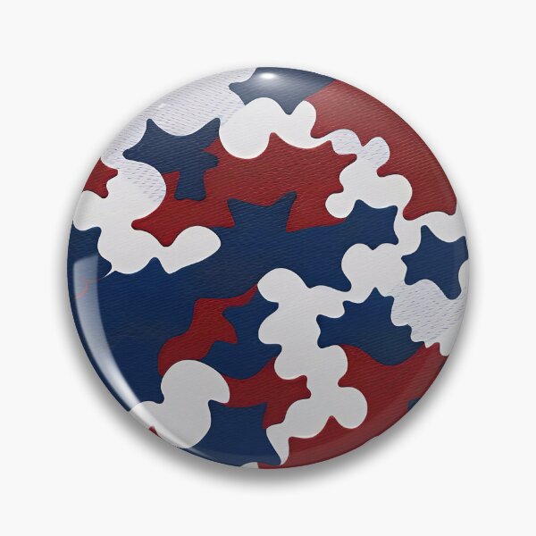 Item preview, Red White And Blue Camouflage Pattern designed and sold by TheArtOfPat.