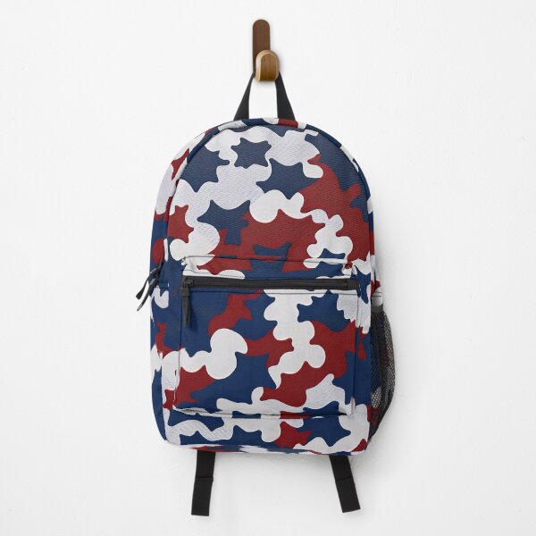 Item preview, Red White And Blue Camouflage Pattern designed and sold by TheArtOfPat.