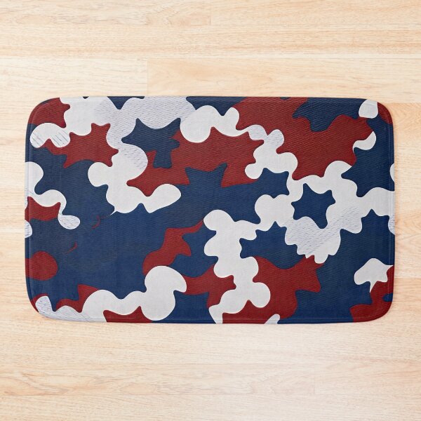 Item preview, Red White And Blue Camouflage Pattern designed and sold by TheArtOfPat.