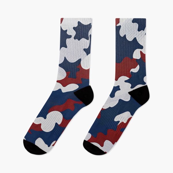 Item preview, Red White And Blue Camouflage Pattern designed and sold by TheArtOfPat.