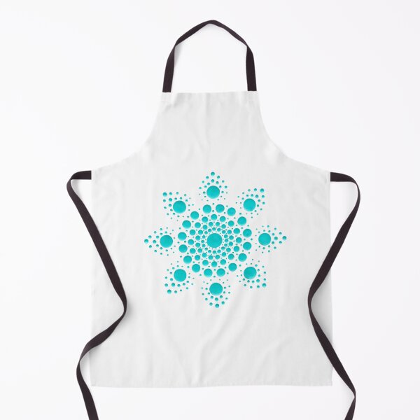 Item preview, Teal Dot Mandala Flower designed and sold by Cardiff Creative.
