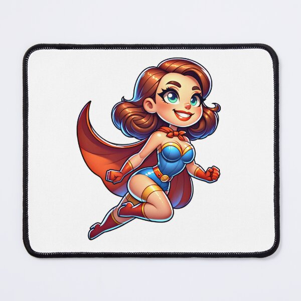 Item preview, Pin-up Girl In A Superhero Costume designed and sold by RadoSta.