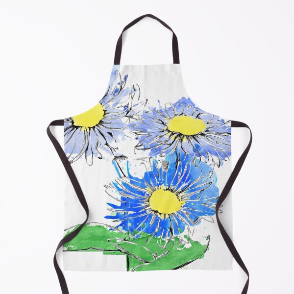 Item preview, Blue Aster - September Birth Flower designed and sold by OdomArt.