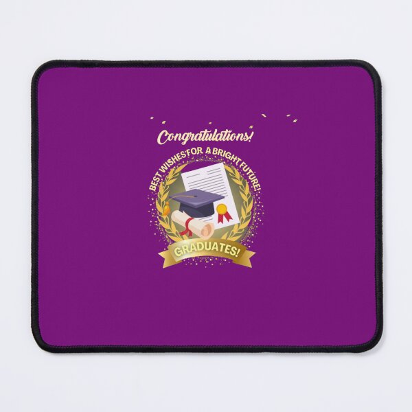 Item preview, Graduates- Glow Crazy Congratulations on Your Graduation Straight gold Best wishes for a bright future! designed and sold by Luckangel.