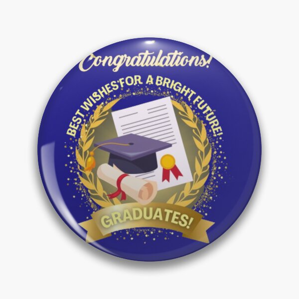 Item preview, Graduates- Glow Crazy Congratulations on Your Graduation Straight gold Best wishes for a bright future! designed and sold by Luckangel.