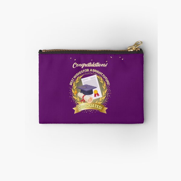 Item preview, Graduates- Glow Crazy Congratulations on Your Graduation Straight gold Best wishes for a bright future! designed and sold by Luckangel.