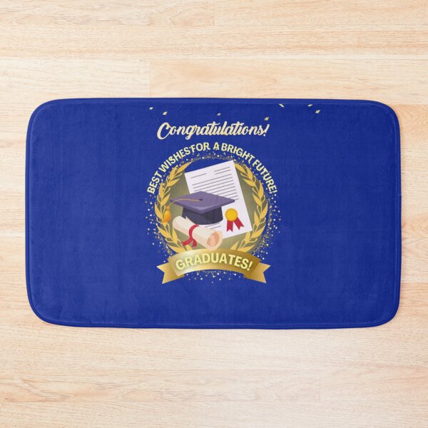 Item preview, Graduates- Glow Crazy Congratulations on Your Graduation Straight gold Best wishes for a bright future! designed and sold by Luckangel.