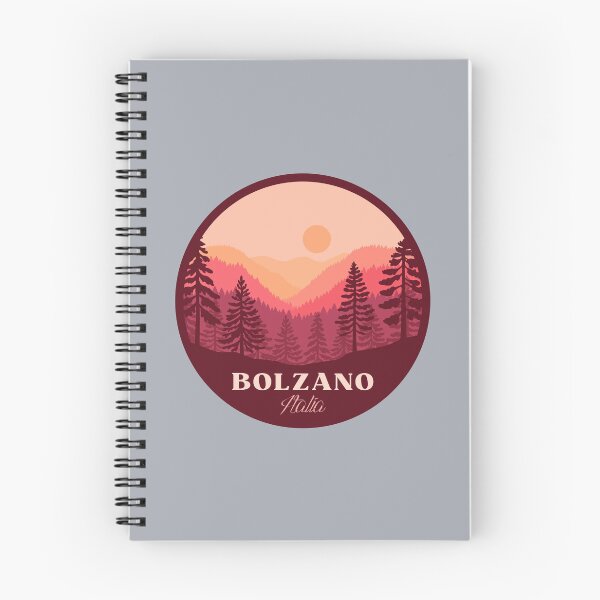 Item preview, Bolzano Italia minimalist landscape badge designed and sold by InvestingRoad.