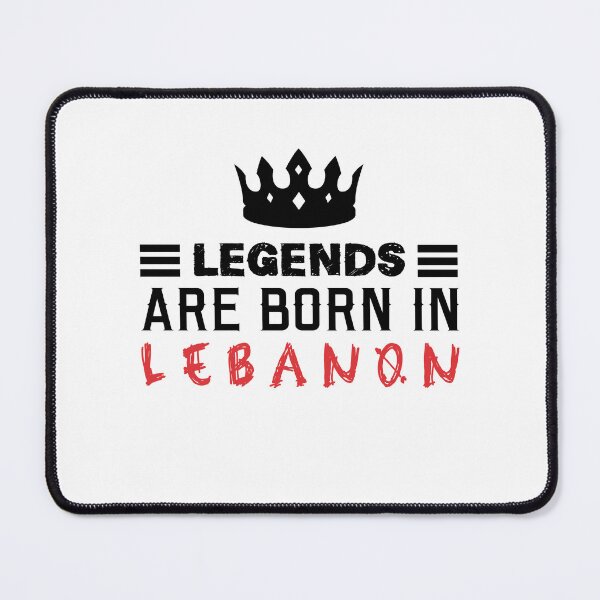 Item preview, Legends are born in Lebanon designed and sold by BYNDART.