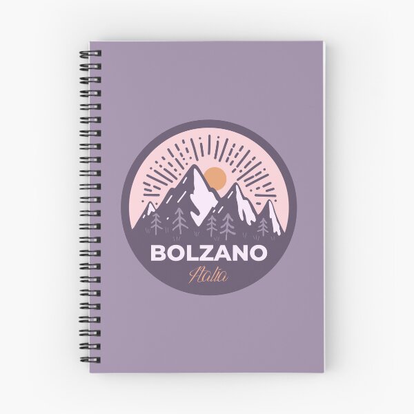 Item preview, Bolzano Italia minimalist landscape badge designed and sold by InvestingRoad.