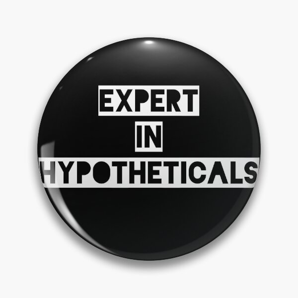 Item preview, Expert in Hypotheticals-clever Fun humorous Overthinker Quote designed and sold by Unitepeople.