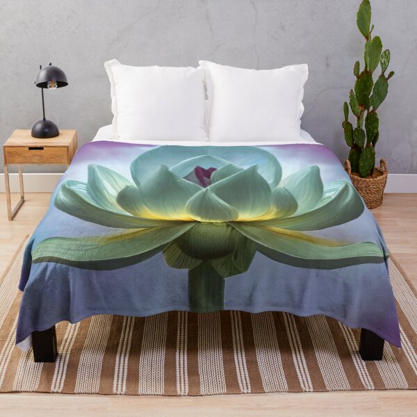 Item preview, White lotus purple background designed and sold by christineiris.