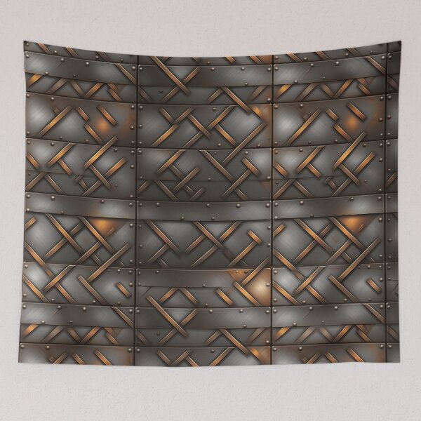Item preview, Industrial Textured Metal Plate With Rust Details designed and sold by Reichcorp.