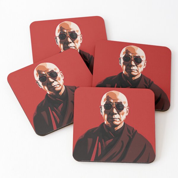 Item preview, Dalai Lama | Red minimalism designed and sold by ComicsFactory.