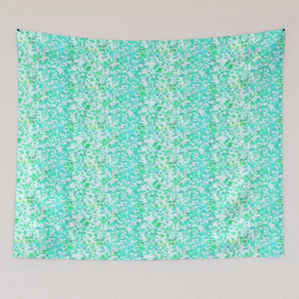 Item preview, white and green leaves pattern designed and sold by bartekg3.