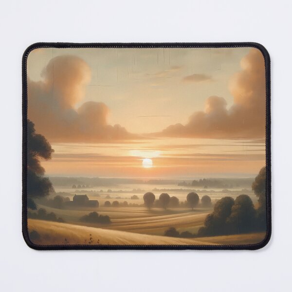 Artikelvorschau, Pastorale Gelassenheit bei Sonnenaufgang entworfen und verkauft von LivingArtClips.