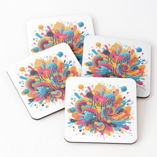 Item preview, Happy Holi Colorful Paint Splash designed and sold by heartsake.