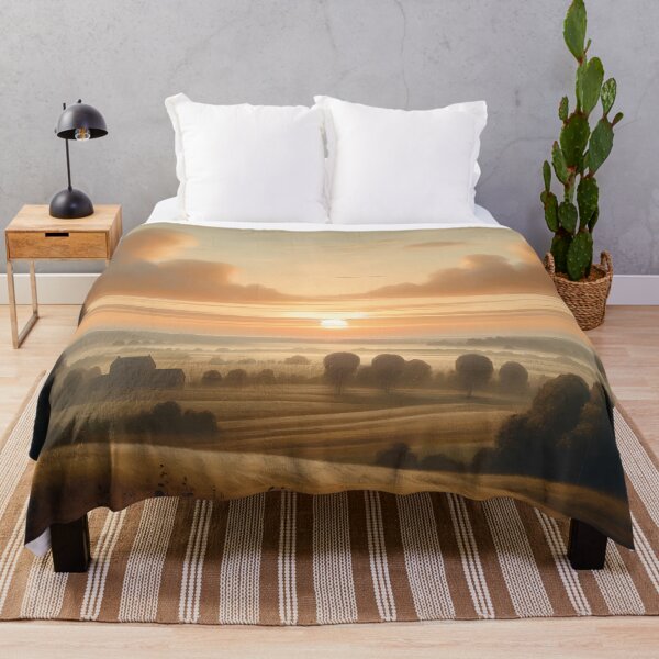 Item preview, Pastoral Serenity at Sunrise designed and sold by LivingArtClips.