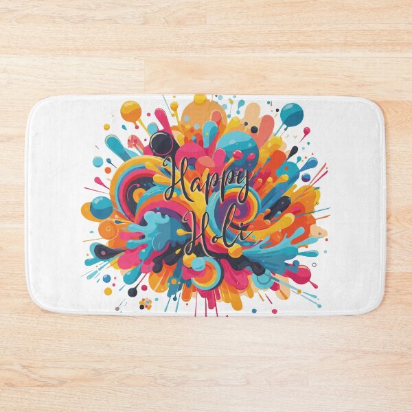 Item preview, Happy Holi Colorful Paint Splash designed and sold by heartsake.