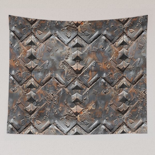 Item preview, Industrial Textured Metal Plate With Rust Details designed and sold by Reichcorp.