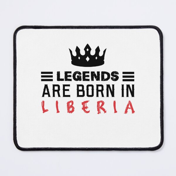 Item preview, Legends are born in Liberia designed and sold by BYNDART.