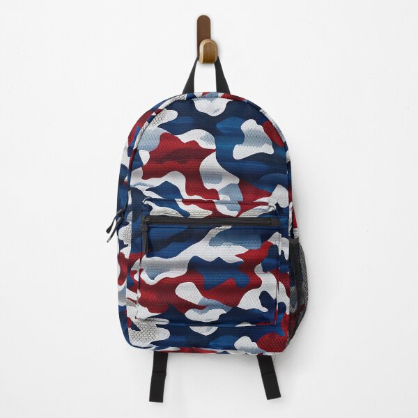 Item preview, Red White And Blue Camouflage Pattern designed and sold by TheArtOfPat.
