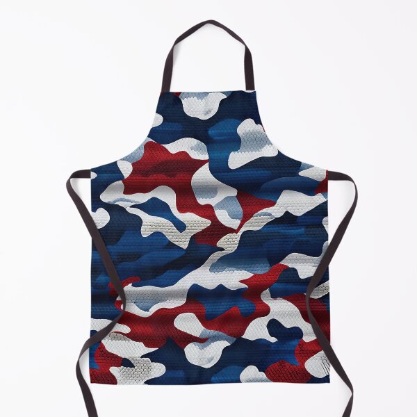 Item preview, Red White And Blue Camouflage Pattern designed and sold by TheArtOfPat.