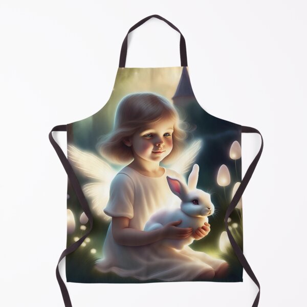 Item preview, An angel with an easter bunny designed and sold by seahorse crossing.
