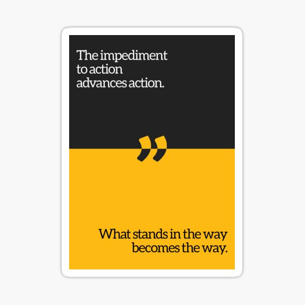 Item preview, What Stands In The Way, Becomes The Way. designed and sold by DesignerNishat.