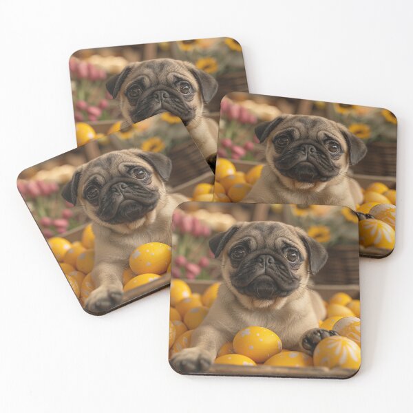 Item preview, Easter Delight: A Pug's Celebration designed and sold by DigitalDoghouse.