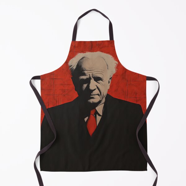 Item preview, David Ben-Gurion | Red minimalism designed and sold by ComicsFactory.