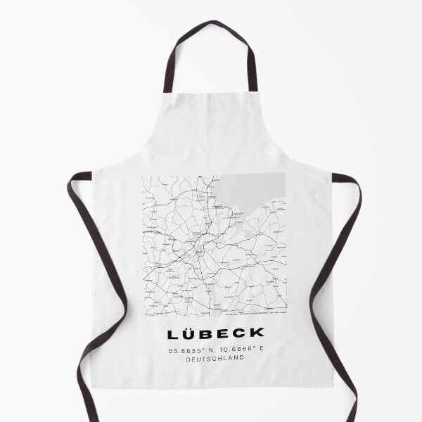 Artikelvorschau, Lübecker Koordinaten - Eleganter Kartendruck entworfen und verkauft von RM-Journey.