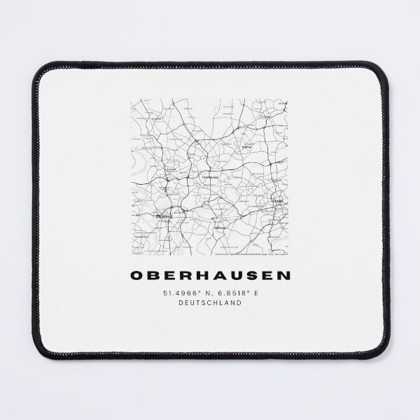 Item preview, Oberhausen Coordinates - Chic Map Art designed and sold by RM-Journey.