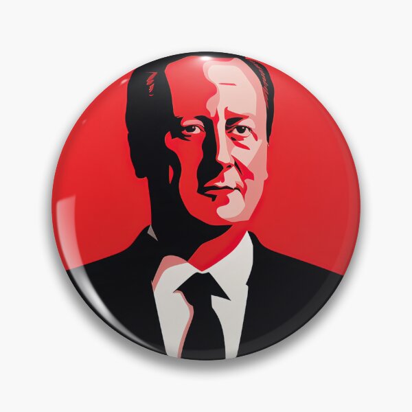 Item preview, David Cameron | Red minimalism designed and sold by ComicsFactory.