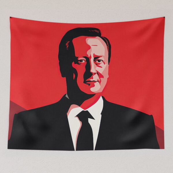 Item preview, David Cameron | Red minimalism designed and sold by ComicsFactory.
